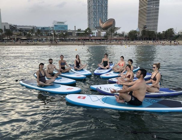 SUP Yoga Barcelona 5 SUP Yoga barcelona Clases de SUPYoga Barcelona
