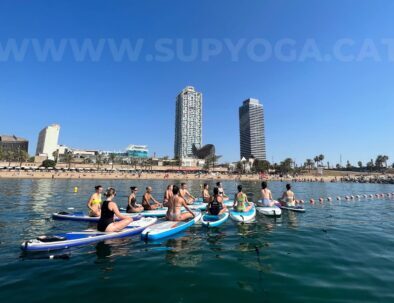 SUP Yoga Experience 3 sup yoga barcelona